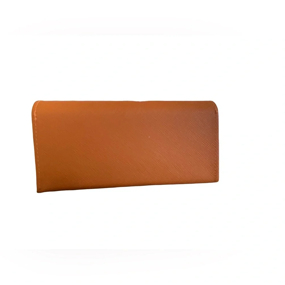 Tory Burch Saffiano Orange Leather‎ Eyeglasses/Sunglasses Case